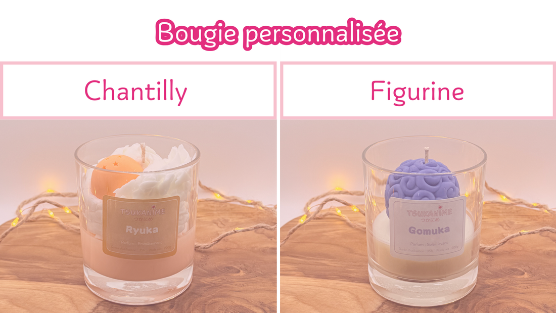 Nouvelle bougie personnalisable Tsukanime : crée TA bougie unique !