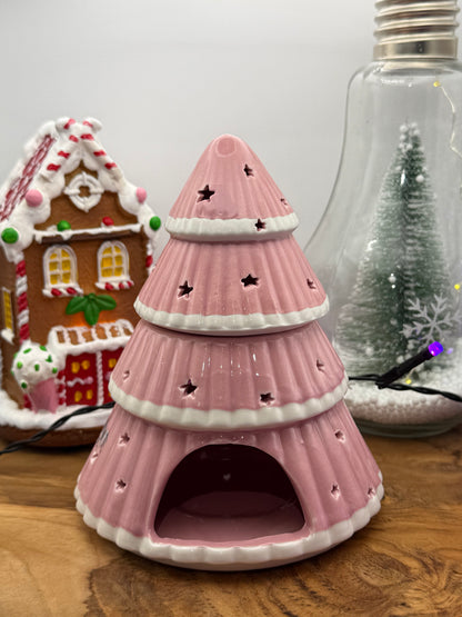 Räuchergefäß aus rosafarbenem Tannenbaum